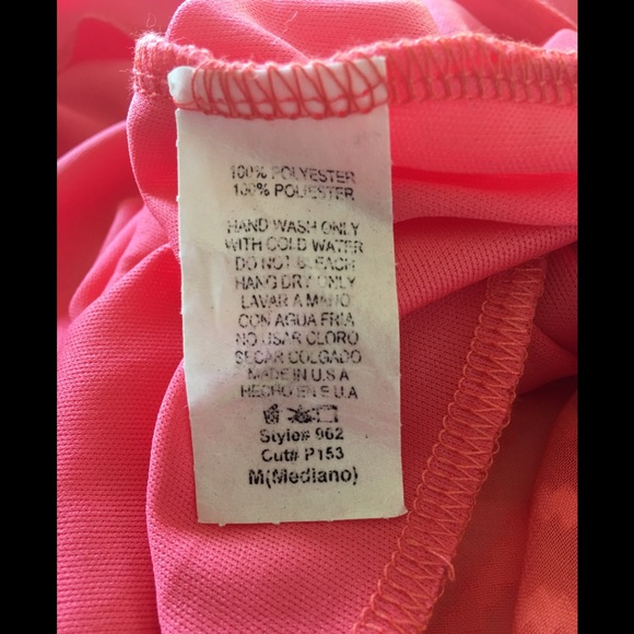 Women’s coral color Dress, Coverup Or Tunic Top! So Versatile! Vacay! - Picture 6 of 7